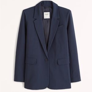 Abercrombie navy suit jacket